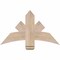 Ekena Millwork Alberta Smooth Timber Gable Bracket, Douglas Fir, 36"W x 21"H x 1 1/2"D x 5 1/2"F, 14/12 Pitch GBW036X21X0206ALB00SDF - alternate 1